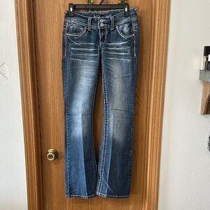 Ariya Classic Blue Boot Cut Jeans